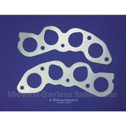 Manifold Gasket PAIR 2x - SOHC Fuel Injected (Fiat Bertone X19) - NEW