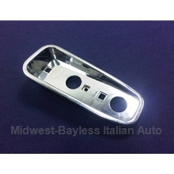      Marker Light Housing Chromed Front Right (Fiat 124 Spider 1970) - OE NOS