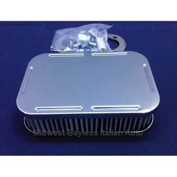 Air Cleaner Assembly Sport Style 45mm - For Weber DMSA / DHSA / DFEV (Fiat 124, 131) - NEW