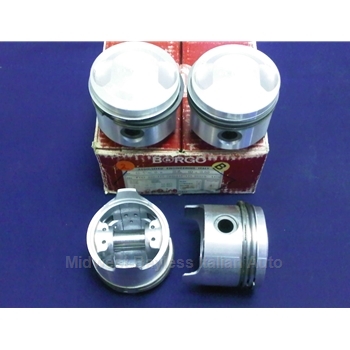Piston Set 80.6mm DOHC (Fiat 124 Spider/Coupe 1438cc) - NEW BORGO
