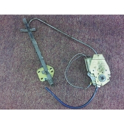 Power Window Regulator Assembly Left w/Motor (Lancia Beta Coupe, Zagato, HPE 1975-82) - U8