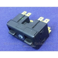 Power Window Switch Dual (Pininfarina 124 Spider 1983-85) - OE NOS