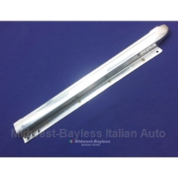 Convertible Top Frame Quarter Window Rear Vertical Trim - Left (Fiat Pininfarina 124 Spider) - OE NOS