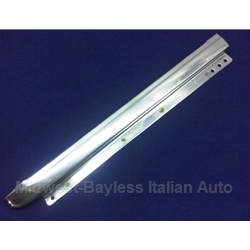 Convertible Top Frame Quarter Window Vertical Trim - Right (Fiat Pininfarina 124 Spider) - OE NOS