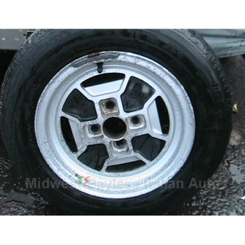 Alloy Wheel CD-16 "Iron Cross" 13x5.5 ( (Fiat Bertone X1/9, Fiat Pininfarina 124, 850, 128, Lancia Scorpion) - U8