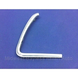 Rear Valence Stainless Trim Tail Light Trim Left (Fiat X1/9 1973-74) - U7.5