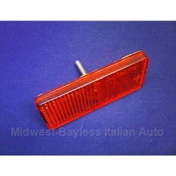 Reflector Red Carello (Fiat 850 Spider 1970-73 + Other Italian) - OE NOS