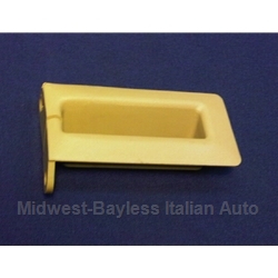 Seat Belt Guide Trim Rear Right Beige (Fiat Pininfarina 124 Spider 1979-85) - OE NOS
