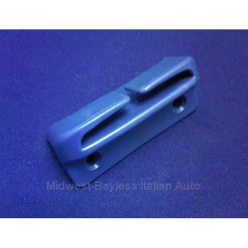 Seat Belt Guide Front Left or Right Blue (Fiat 124 Spider 1979-82) - OE NOS