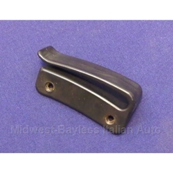 Seat Belt Guide Front Right Black (Fiat Pininfarina 124 Spider 1978-On) - U8