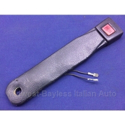 Seat Belt Receiver Black Left + Right (Fiat Bertone X1/9 1983-88) - U8