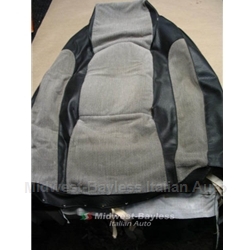 Seat Cover Upper Blk/Tweed (Bertone Fiat X1/9 1983-88) - U7