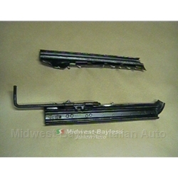 Seat Adjuster Rail Pair - Seat Side 2x (Fiat X1/9 1973-82) - U8