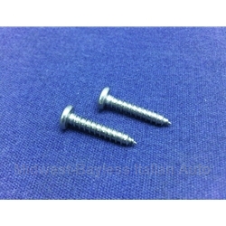Side Scoop Screw Pair 2x (Fiat Bertone X1/9 All) - NEW