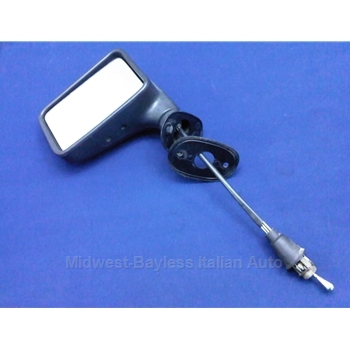 Side View Mirror Left 2000 Late Style (Fiat 124 Spider 1979-82) - U8