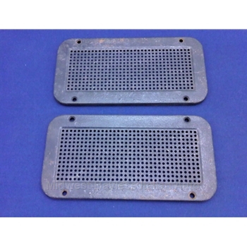 Speaker Grille PAIR for Rear Tray - Metal (Fiat Bertone X1/9 All) - U8