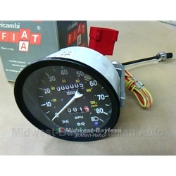 Speedometer 85MPH (Fiat 124 Spider 1980-82) - OE NOS