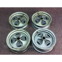 Steel Wheels SET 4x "Cloverleaf" 13x5 (Fiat X19 1979 + All / Other Fiat) - U7