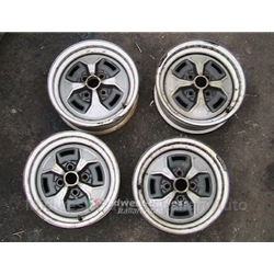 Steel Wheels SET 4x "Cloverleaf" 13x5 (Fiat X19 1979 +  All / Other FIAT) - U8