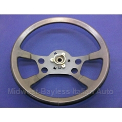 Steering Wheel - Black (Fiat X1/9 1973-78) - U8