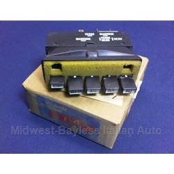 Heater Control Pushbutton Assembly w/AC (Fiat 131 1977-78) - OE