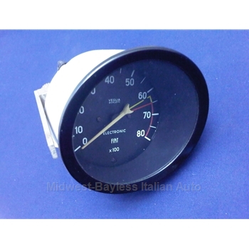 Tachometer 8000 RPM - 6200Y/6500R (Fiat 124 Spider 1973-78) - U8