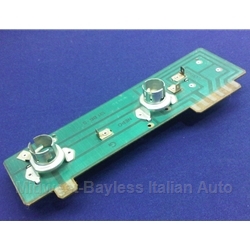 Tail Light Circuit Board Left (Fiat Brava Sedan 1978.5-81) - OE NOS