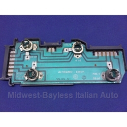 Tail Light Circuit Card Left 3-Terminal (Fiat 124 Spider 1979-85) - U8
