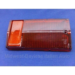 Tail Light Lens Right Center (Fiat 124 Spider 1970, 1973-78) - NEW