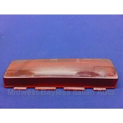 Tail Light Lens Left Top Red (Fiat 124 Coupe 1970-72) - OE NOS
