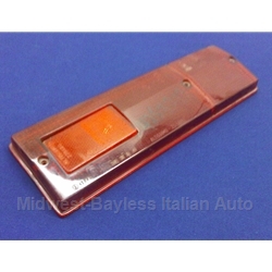 Tail Light Lens Right Red (Fiat 124 Sedan 1971-74) - OE NOS