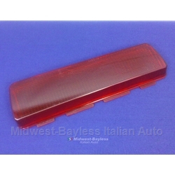 Tail Light Lens Right Top Red Stars (Fiat 124 Coupe 1970-72) - OE NOS
