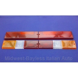 Tail Light Lens Set Complete Altissimo (Fiat Brava Sedan 1978.5-82) - OE NOS