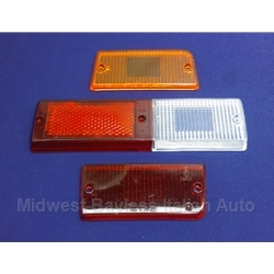 Tail Light Lens Set Left Altissimo (Fiat 131 Sedan 1977-78.5) - OE NOS