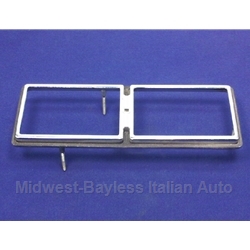 Tail Light Lens Surround Left Chrome (Fiat 124 Sedan 1970-73) - OE NOS