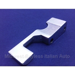 Trunk Engine Cover Release Lever Left - Chrome (Fiat Bertone X1/9) - U8