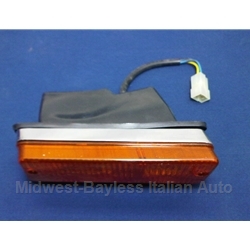  Turn Signal Assembly Front Right (Fiat X1/9 1974-75 + Euro Series 1) - OE NOS