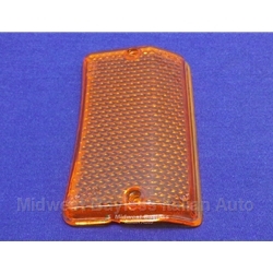 Turn Signal Lens Front Left (Fiat 124 Sedan Wagon 1970-74) - OE