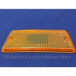 Turn Signal Lens Rear Left Top Amber (Fiat 131 Sedan 1975-78) - OE NOS
