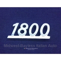 Badge Emblem "1800" (Fiat 124 Coupe 1974-75) - U8