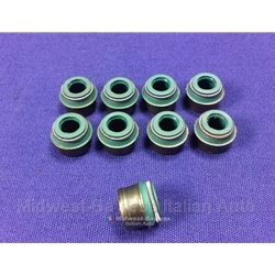Valve Stem Seal SET 7mm Rubber (Fiat 850 w/903cc + Other Fiat) - NEW