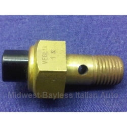 Water Temperature Gauge Sending Unit Banjo Type for Veglia Gauges (Fiat 850 All) - OE