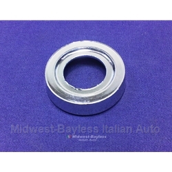 Window Crank Bezel Chrome (Fiat 128, 131) - OE NOS