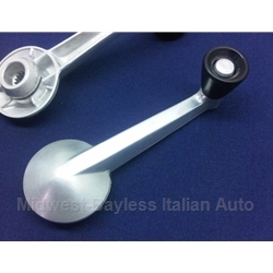 Window Crank Handle Aluminum (Fiat 850, 500, 600, Abarth) - OE