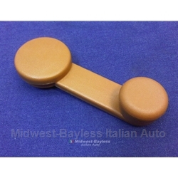 Window Crank Handle - Camel (Fiat Bertone X1/9 1979-88) - OE NOS