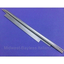 Quarter Window Rear Horizontal Trim - Plastic Fastening Strip Right (Fiat Pininfarina 124 Spider All)  - OE NOS