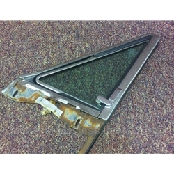 Wing Vent Quarter Window Assembly Complete Right - North America Tinted Green (Fiat 124 Spider 1979-82) - U8.5