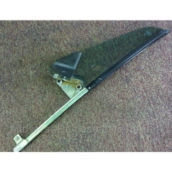 Wing Window Quarter Window Assembly Left Factory Tinted w/Hole - Black (Fiat Bertone X1/9 1985-88 + All) - U8