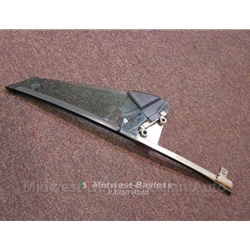 Wing Window Quarter Window Assembly Right Factory Tinted w/Hole - Black (Fiat Bertone X1/9 1985-88 + All) - U8