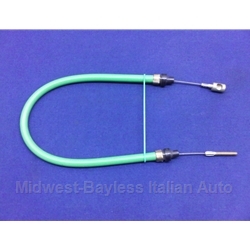 Accelerator Cable w/ Housing (Fiat 124 Sedan Wagon 1973-75) - OE NOS